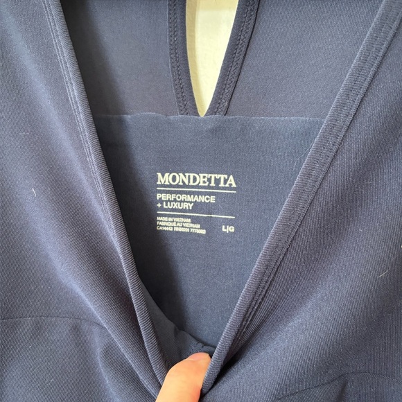 🎉4/30$🎉 Mondetta Navy Sleeveless A-Line Dress - Size Large - Picture 2 of 4